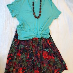 Lularoe Madison with Apt 9 tee